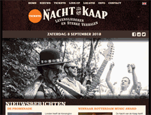 Tablet Screenshot of denachtvandekaap.nl